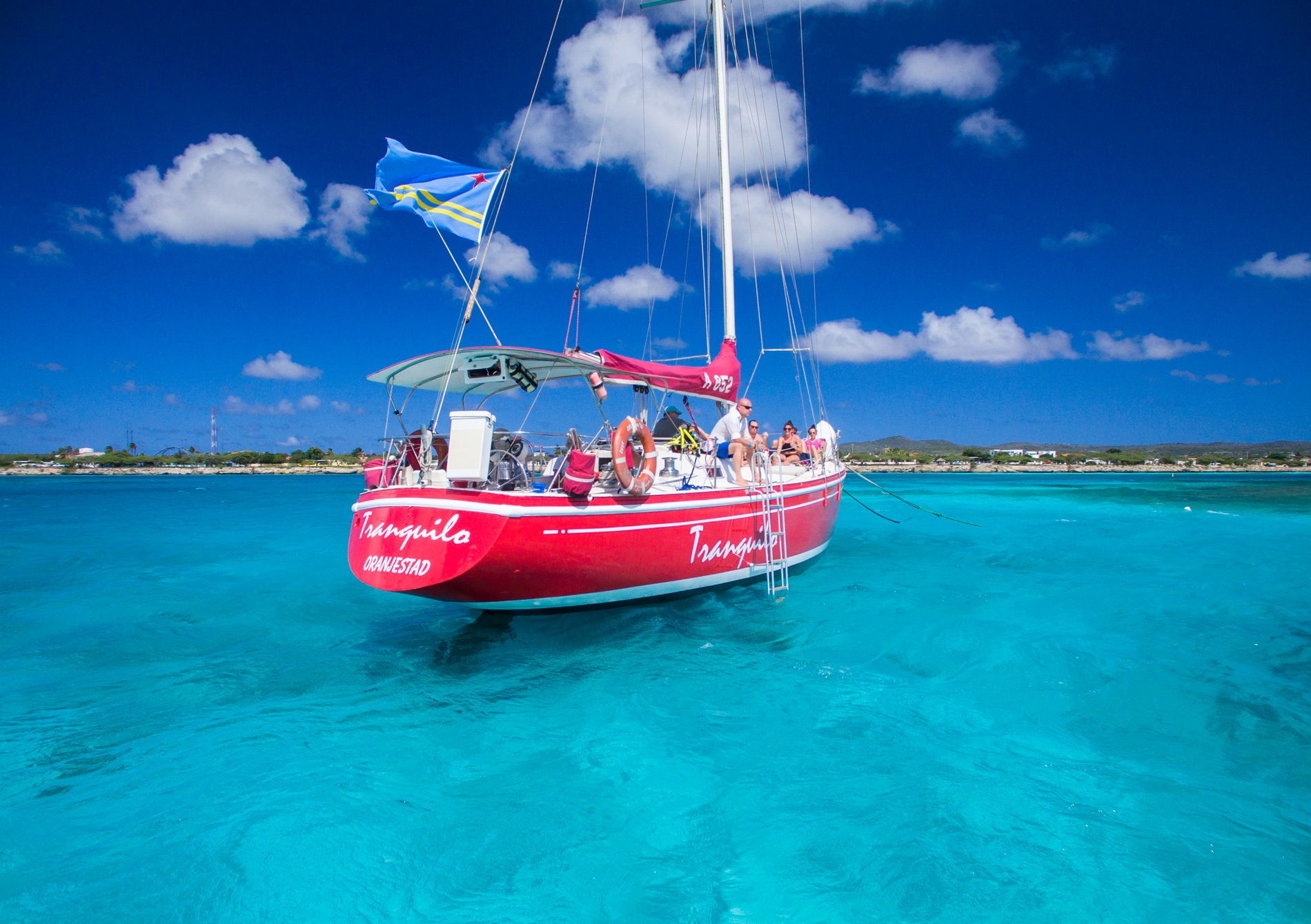 sailboat charter aruba